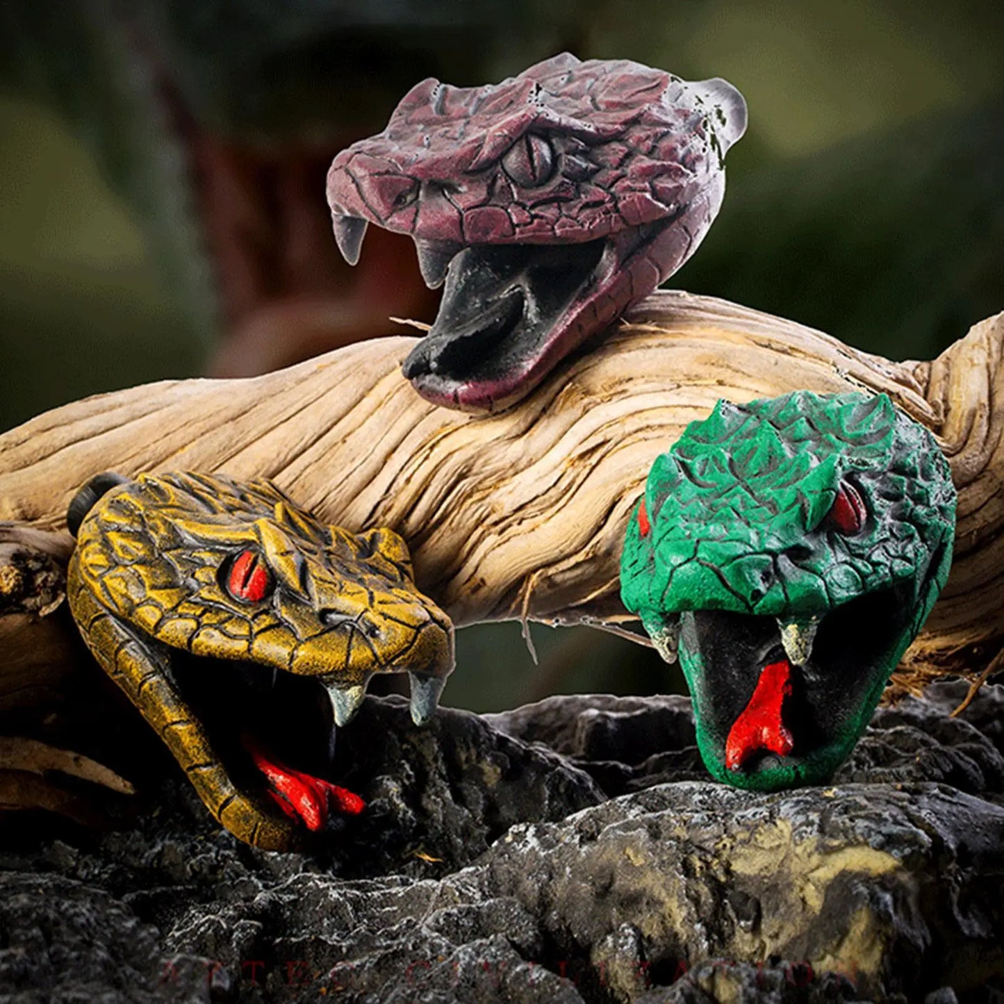 Serpentine Halloween Aztec Death Whistle Spookys Aztec Scary Death Whistle Python Whistle Toys Party Noise Prop Resin Toys Gifts