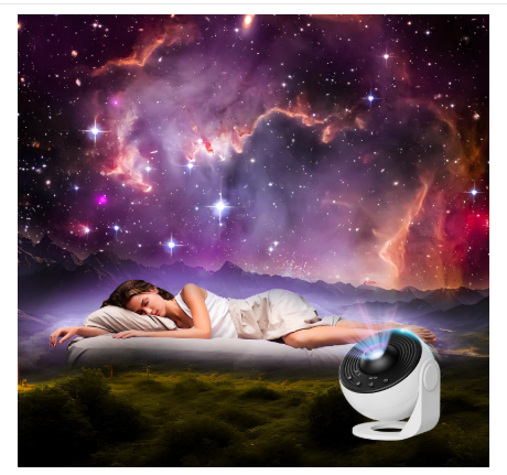 Planetarium Projector Pro for Bedroom, 13 in 1 Star Projector Galaxy Light, Ceiling Night Light Milky Way Mood Lighting with Timer, LED Space Galaxy Lamp Bedroom Room Decor for Adults Kids - White